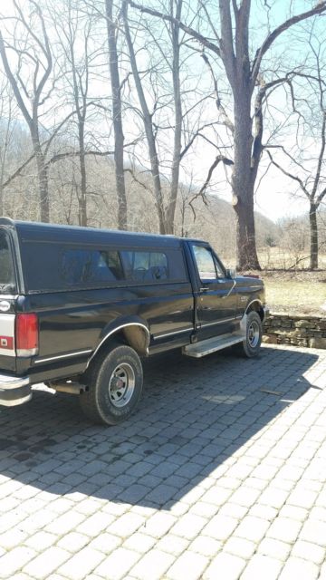 1988 Black Ford F-150 Crew Cab Pickup