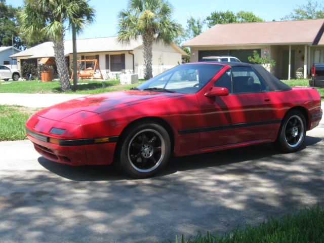 1988 Ferrari Red Mazda RX-7