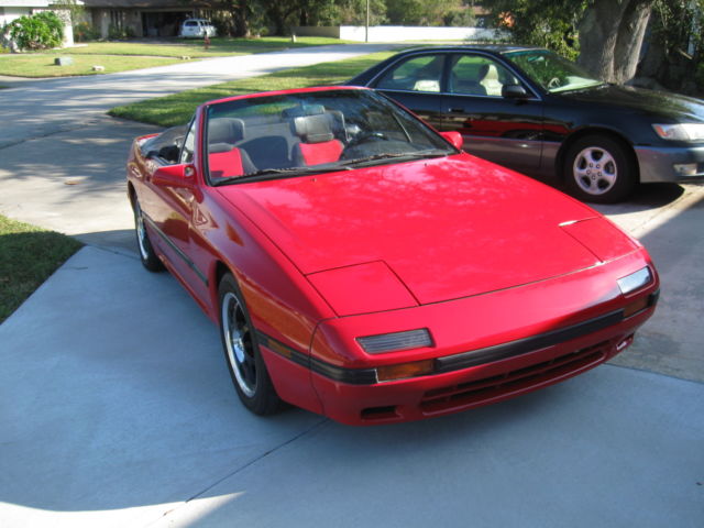 1988 Ferrari Red Mazda RX-7