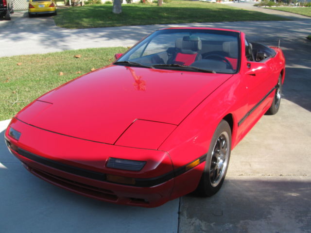 1988 Ferrari Red Mazda RX-7