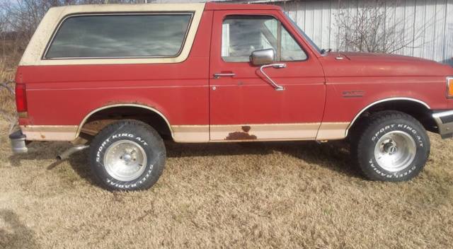 1988 Red Ford Other Pickups bronco