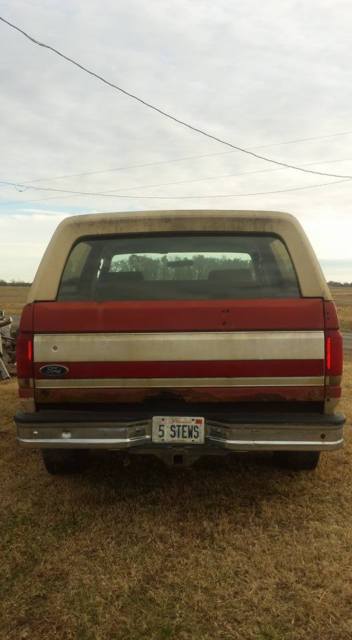 1988 Red Ford Other Pickups bronco