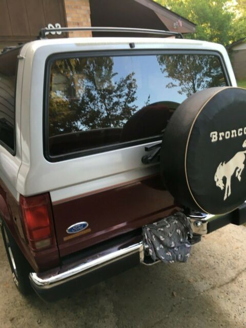1988 Red/Silver Ford Bronco II