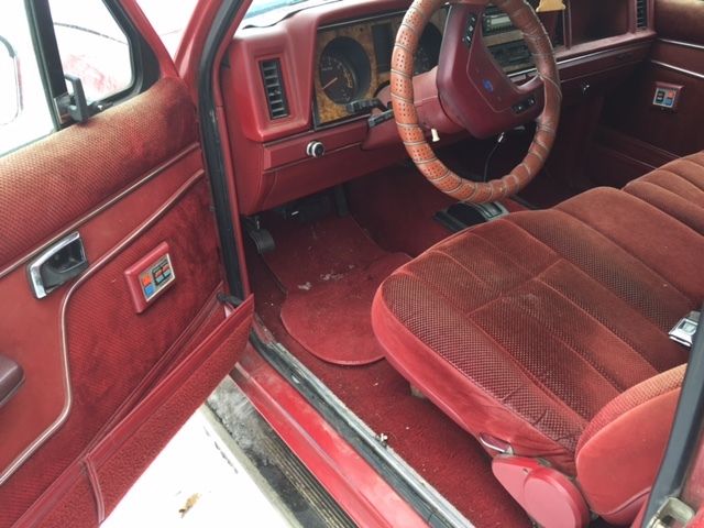 1988 Red Ford Bronco II SUV