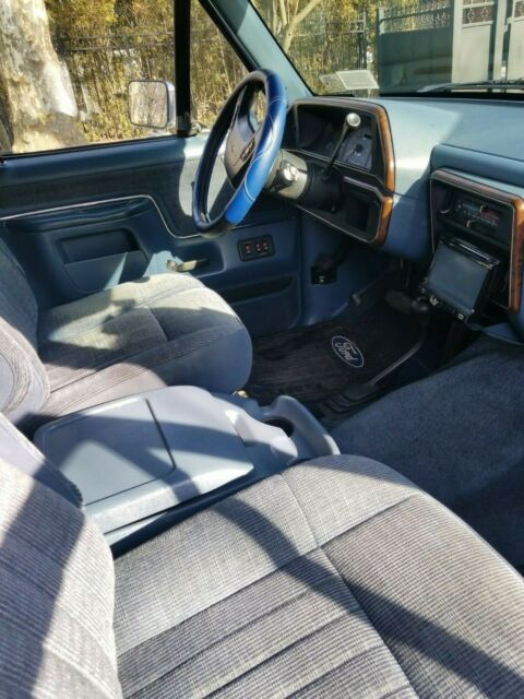 1988 Blue Ford Bronco SUV