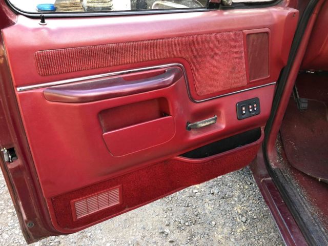 1988 Red Ford F-150 Standard Cab Pickup