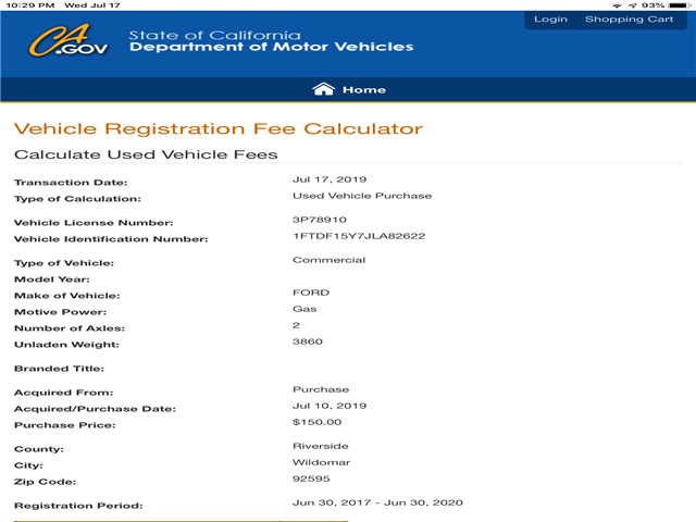 1988 White Ford F-150 Truck