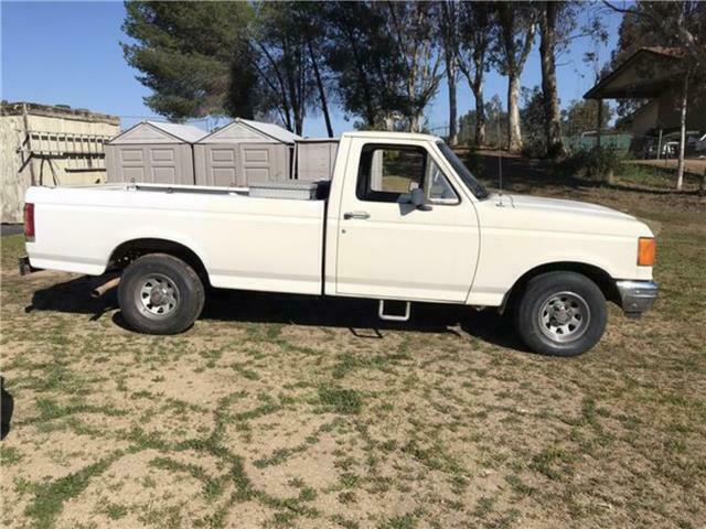 1988 White Ford F-150 Truck