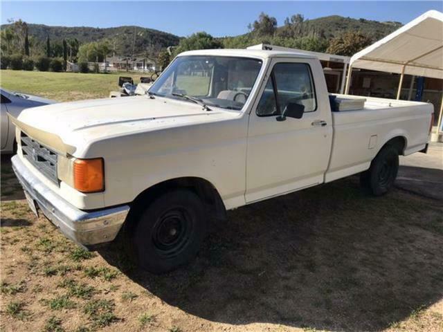 1988 White Ford F-150 Truck