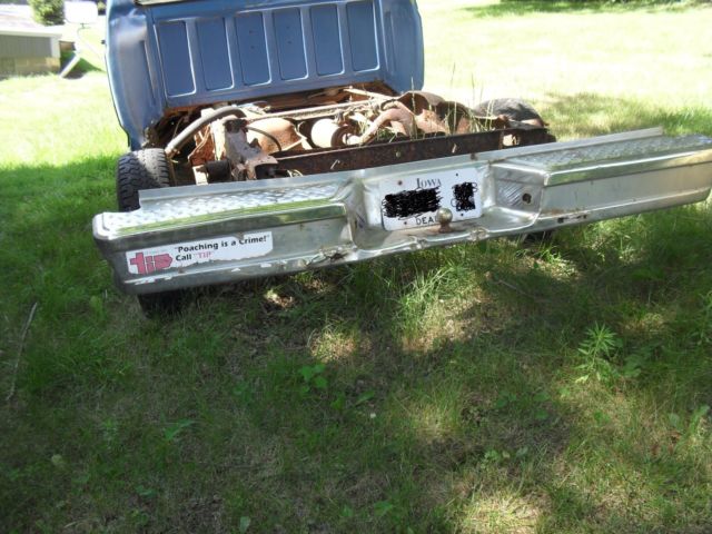 1988 Blue Ford F-150 Standard Cab Pickup