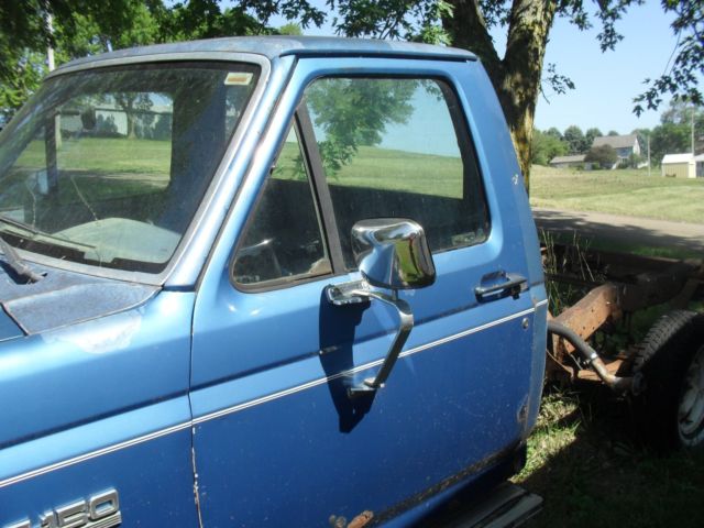1988 Blue Ford F-150 Standard Cab Pickup