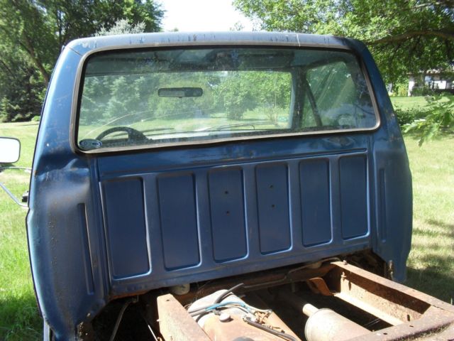 1988 Blue Ford F-150 Standard Cab Pickup