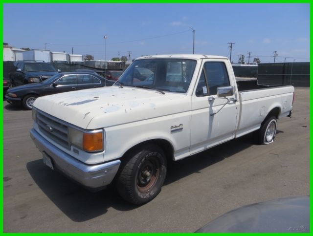 1988 White Ford F-150