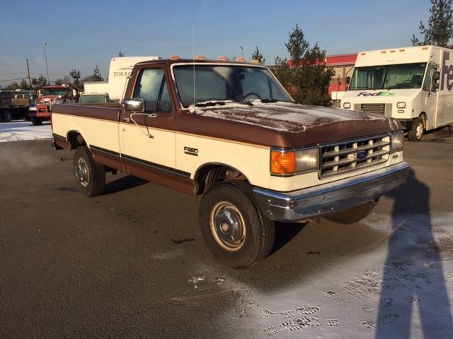 1988 Brown Ford F-250 Standard Cab Pickup