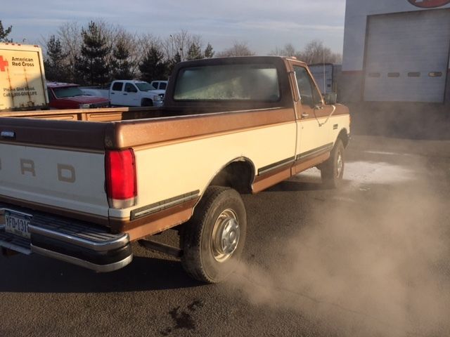 1988 Brown Ford F-250 Standard Cab Pickup