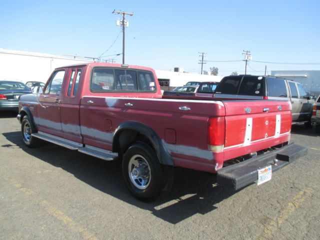 1988 Red Ford F-250