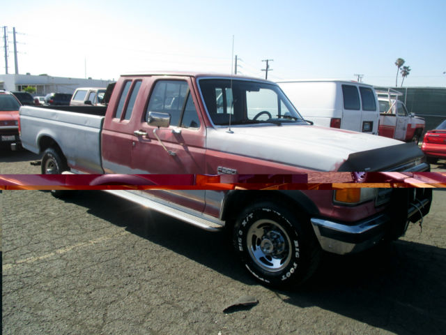 1988 Red Ford F-250