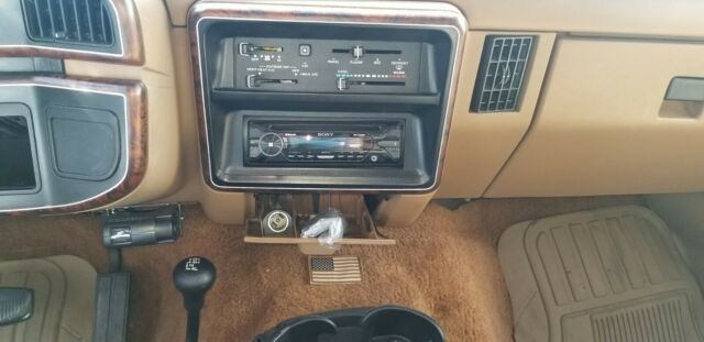 1988 BLUE/GREY Ford F-250 Standard Cab Pickup