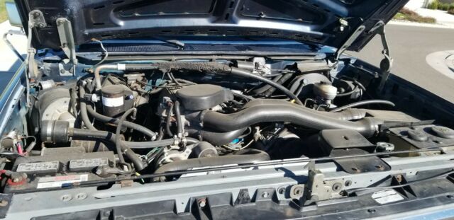 1988 BLUE/GREY Ford F-250 Standard Cab Pickup