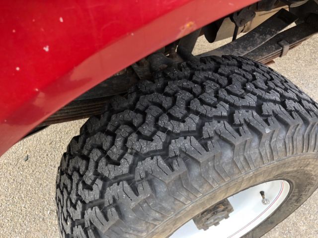 1988 Red Ford F-350 Standard Cab Pickup