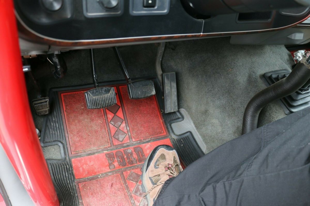 1988 Red Ford 1 Ton Pickup Standard Cab Pickup