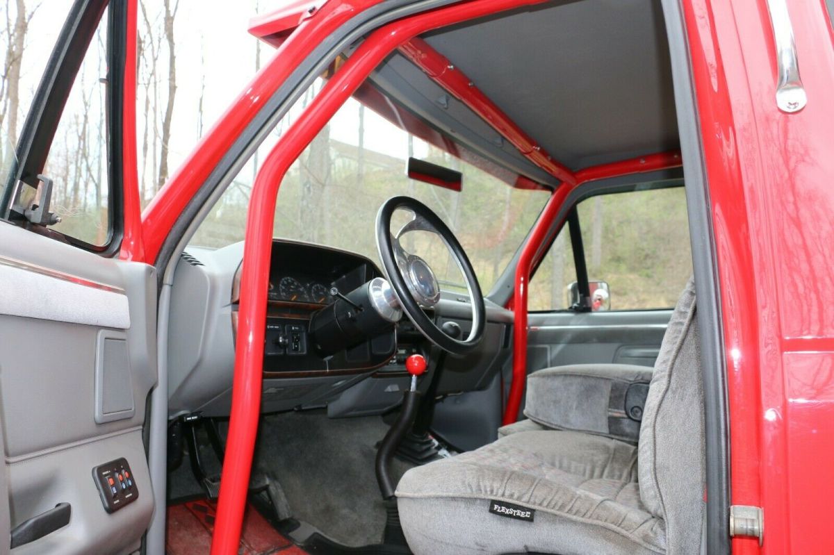 1988 Red Ford 1 Ton Pickup Standard Cab Pickup