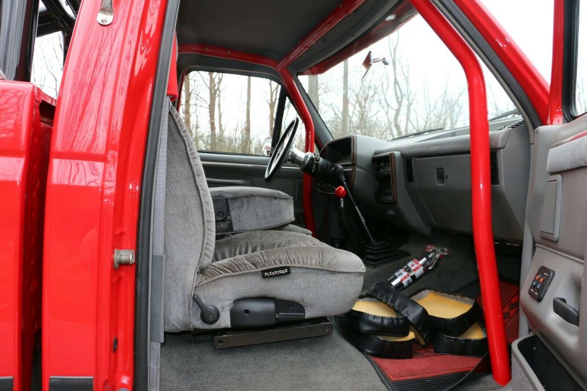 1988 Red Ford 1 Ton Pickup Standard Cab Pickup