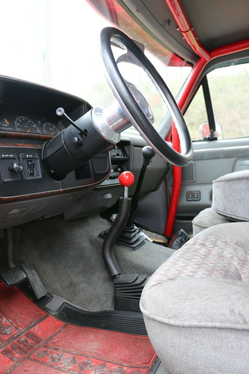 1988 Red Ford 1 Ton Pickup Standard Cab Pickup