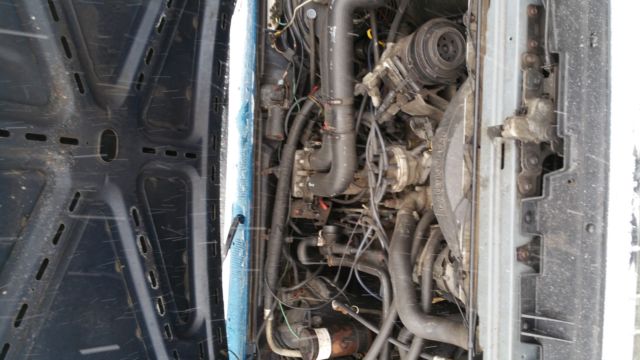 1988 Blue Ford F-350 Extended Cab Pickup