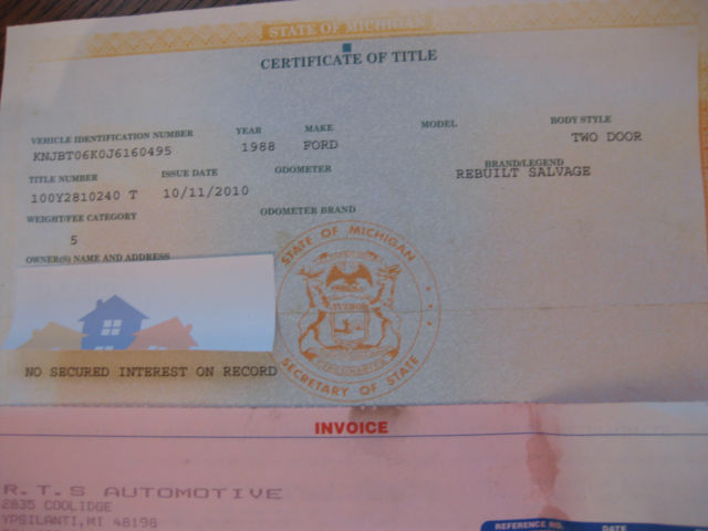 1988 Red Ford Festiva Hatchback