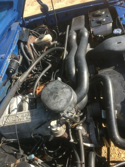 1988 Blue Ford F-150 Extended Cab Pickup