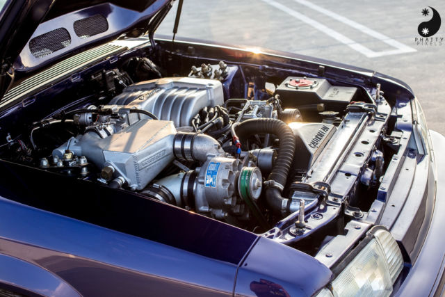 1988 Blue Ford Mustang Hatchback