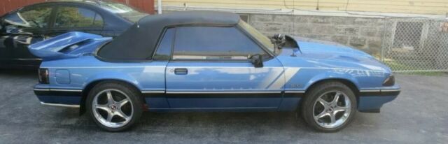 1988 Red Ford Mustang Convertible