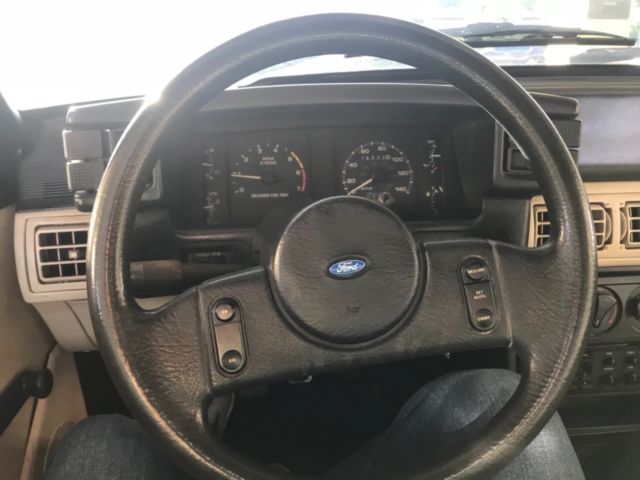 1988 Black Ford Mustang 2 door