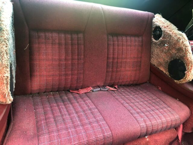 1988 Red Ford Mustang Convertible