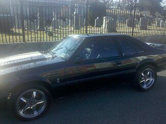 19880000 Black Ford Mustang Hatchback
