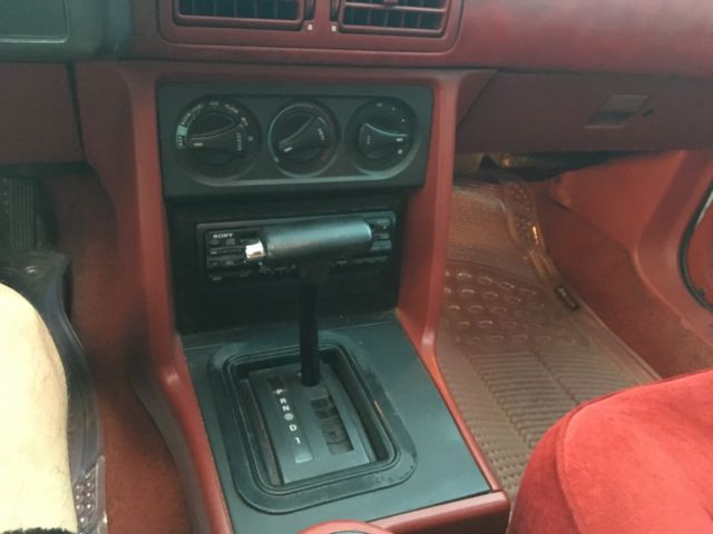 1988 White Ford Mustang Convertible