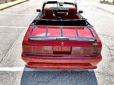 1988 Red Ford Mustang Convertible