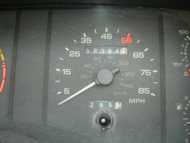 1988 White Ford Mustang Convertible