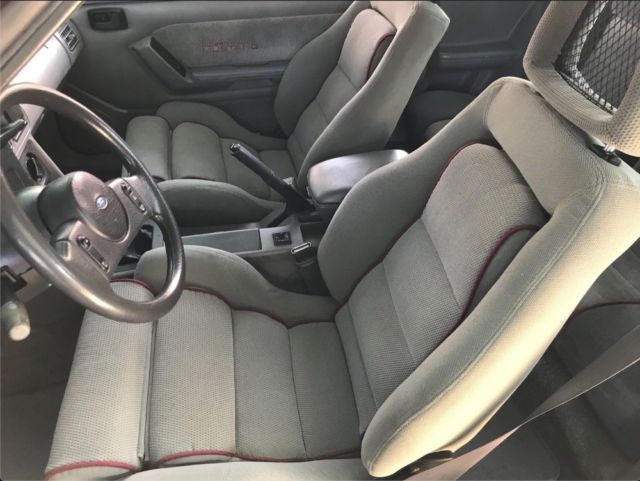 1988 Red Ford Mustang Hatchback