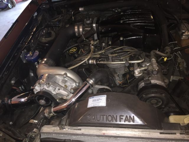 1988 Black Ford Mustang Convertible
