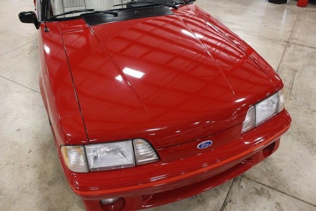 1988 Red Ford Mustang Coupe