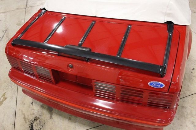 1988 Red Ford Mustang Coupe