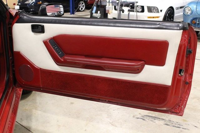 1988 Red Ford Mustang Coupe