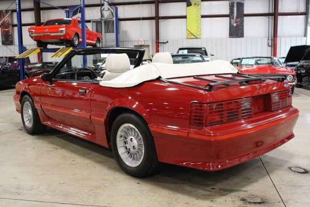1988 Red Ford Mustang Coupe