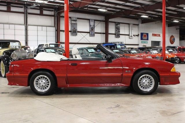 1988 Red Ford Mustang Coupe