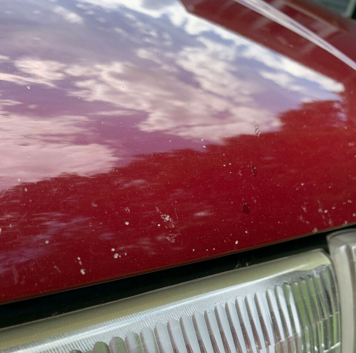 1988 Red Ford Mustang Hatchback