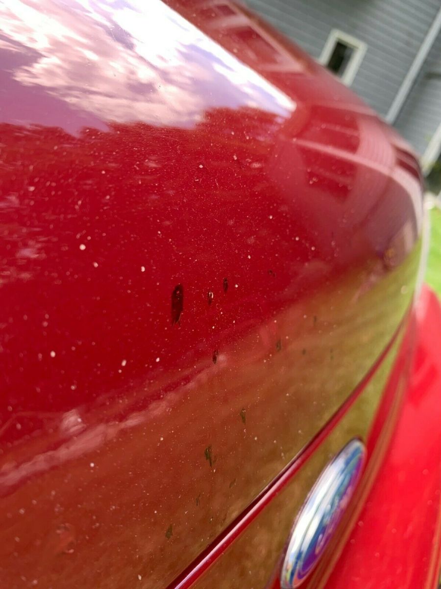 1988 Red Ford Mustang Hatchback