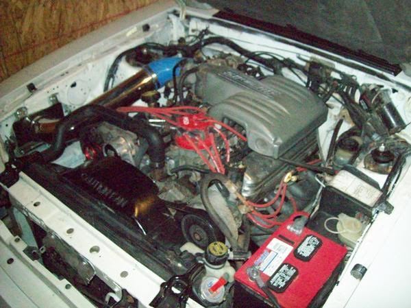 1988 White Ford Mustang Hatchback