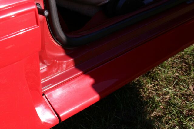 1988 Red Ford Mustang Convertible